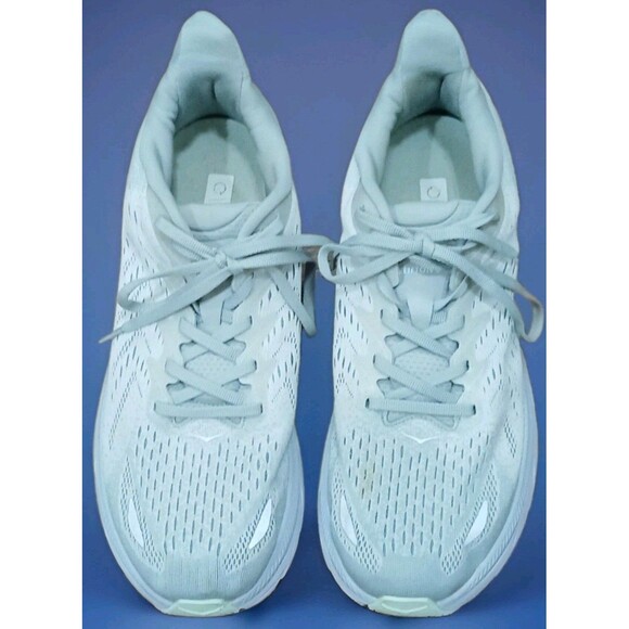 Hoka One One Clifton 8 Men’s 11D Max Cushion Running Shoes Blue Orange - Picture 3 of 12